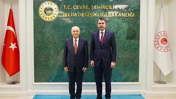 Bakan Kurum, Yenimahalle Belediye Başkanı Yaşar'ı kabul etti