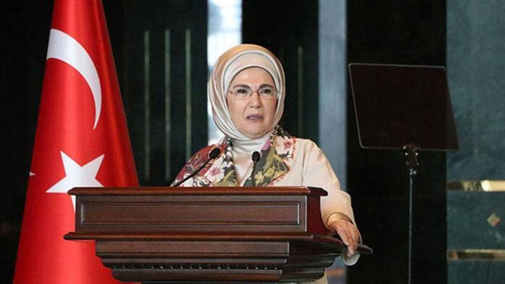 Emine Erdoğan'dan Gazze'de 'ateşkes' mesajı