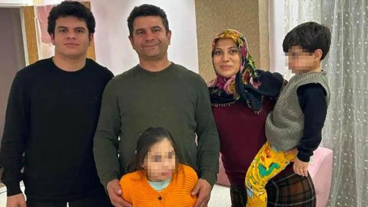 Polis memurunun öldürdüğü 5 yakını, yan yana toprağa verildi