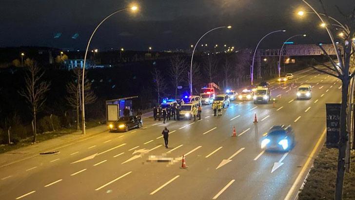 Ankara’da, sürücüyle tartışıp otomobilden atlayan kadın öldü