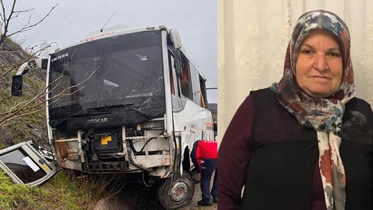 25 kişinin yaralandığı kazada, durumu ağır olan kadın işçi öldü