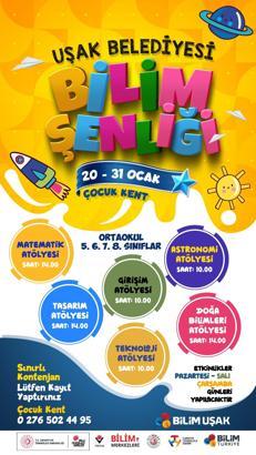 Uşak'ta öğrencilere yönelik çocuk şenlikleri bu yılda devam edecek