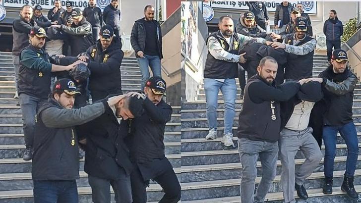 İstanbul'da sahte içki satanlara yönelik operasyonda gözaltına alınanlar adliyeye sevk edildi