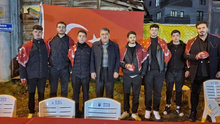 Bursa’da 21 genç için asker uğurlama programı düzenlendi