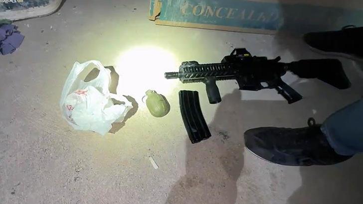 Apartman şantiyesinde M4 piyade tüfeği ve el bombası bulundu, ölen amcasını suçladı