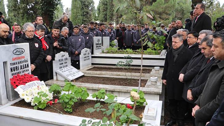 Samsunspor, 1989 yılında yaşanan kazada vefat eden teknik adam ve futbolcuları andı