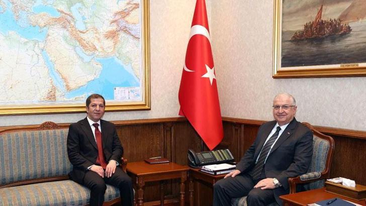 Bakan Güler, IKBY Peşmerge Özel Kuvvetler Komutanını kabul etti