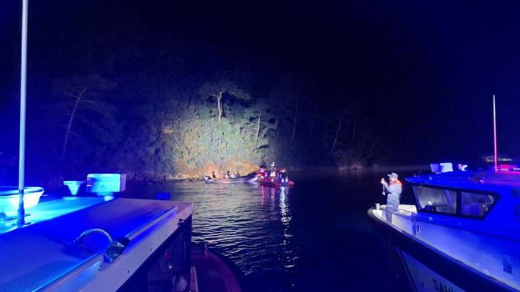 Fethiye'de kaçak göçmenler İHA ile tespit edilip, yakalandı