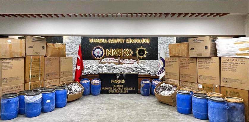 İstanbul- Bayrampaşa'da uyuşturucu operasyonu; 4 milyon 520 bin hap ele geçirildi