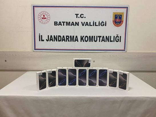 Batman’da 10 kaçak telefon ele geçirildi