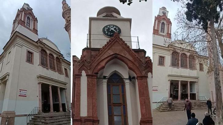 Saatli Cami'nin bozuk saati, 18 yıl sonra onarıldı