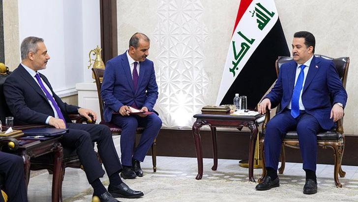 Bakan Fidan, Irak Başbakanı Muhammed Şiya Sudani tarafından kabul edildi