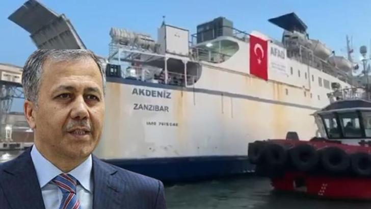 Bakan Yerlikaya: 871 ton insani yardım malzemesi Gazze'ye ulaştırılacak