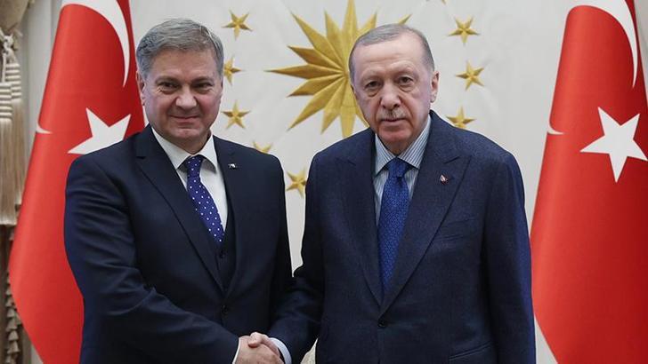 Cumhurbaşkanı Erdoğan, Bosna Hersek Temsilciler Meclisi Başkanı Zvizdic'i kabul etti