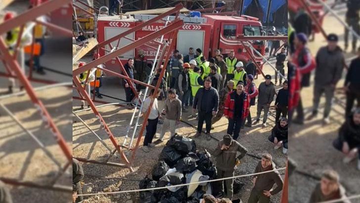 Malatya'da işçilerin kaldığı 3 konteyner yandı