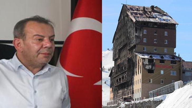 Bolu Belediye Başkanı Tanju Özcan, otel yangınıyla ilgili savcılığa suç duyurusunda bulundu