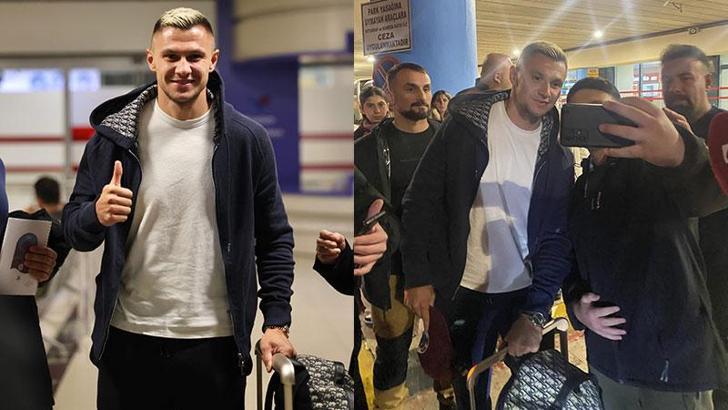 Trabzonspor'un yeni transferi Oleksandr Zubkov Trabzon'a geldi