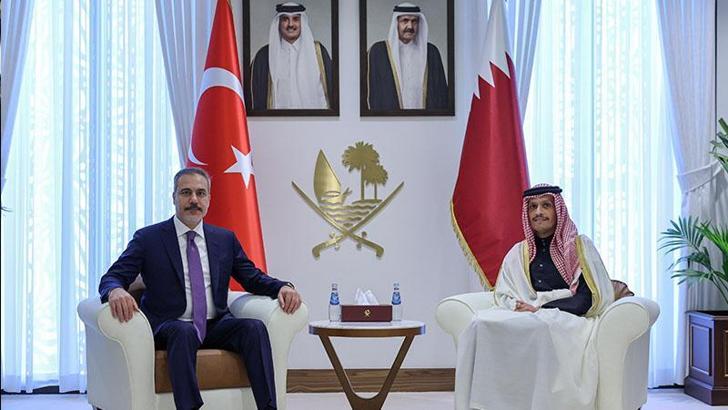 Bakan Fidan, Katarlı mevkidaşı Al Sani ile bir araya geldi