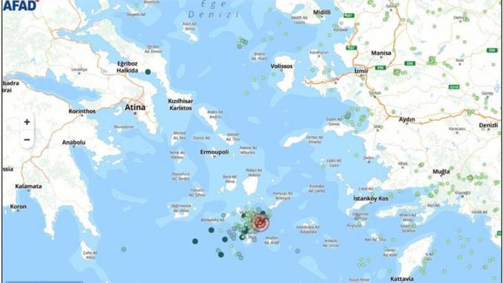 AFAD: Ege Denizi'nde meydana gelen deprem sayısı 400'ün üzerine çıktı
