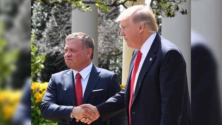 Trump ve Ürdün Kralı Abdullah, Beyaz Saray'da görüşecek
