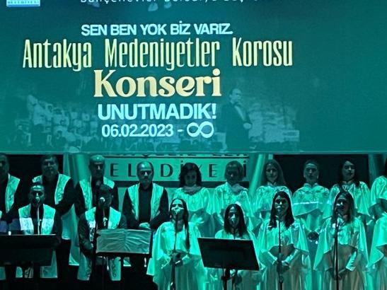 Antakya Medeniyetler Korosu, Bahçelievler'de konser verdi