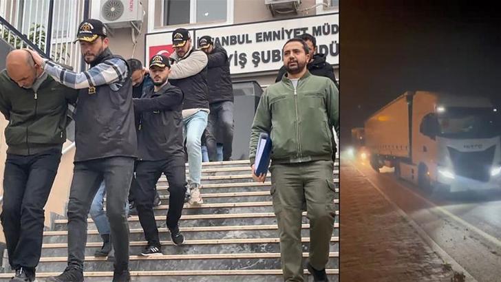 Çalıntı çekle 10 milyon liralık züccaciye eşyası çalan şüpheliler yakalandı