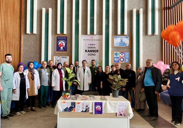 Hatay Eğitim ve Araştırma Hastanesi’nde Dünya Kanser Günü etkinliği düzenlendi