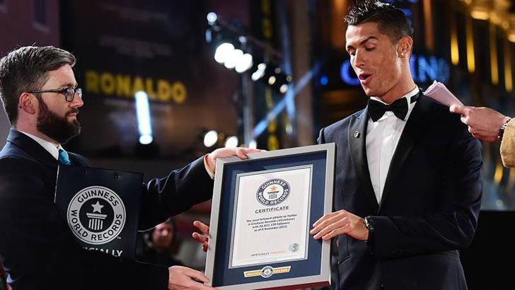 Guinness Ronaldo’nun doğum gününü rekorları ile kutladı