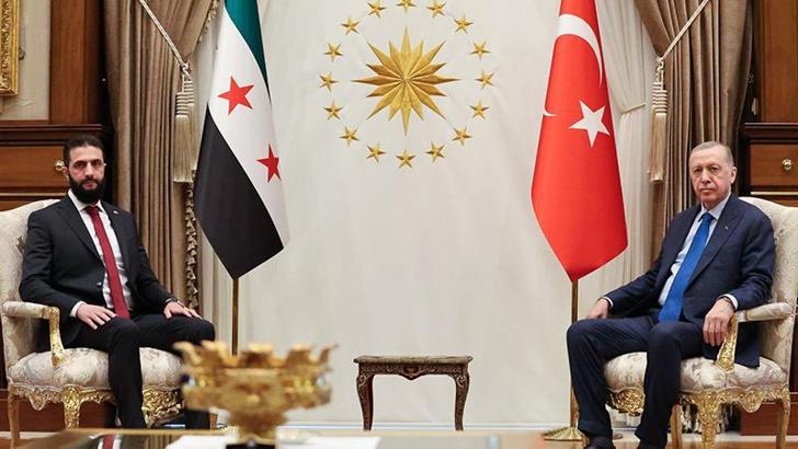 Ahmed Şara'dan Cumhurbaşkanı Erdoğan'a teşekkür