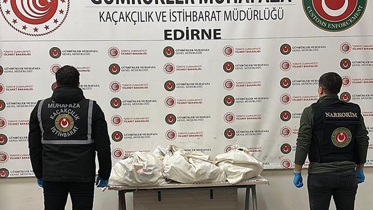 Kapıkule'de TIR'da 67 kilo uyuşturucu ele geçirildi