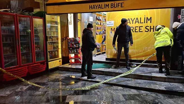 Tekel büfesi sahibini tabancayla öldürüp, kaçtı