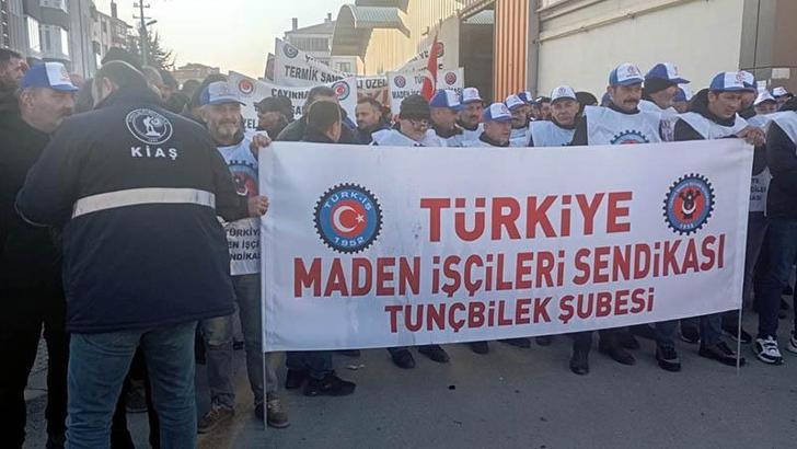 Çayırhan işçileri Ankara'ya yürüyüş başlattı
