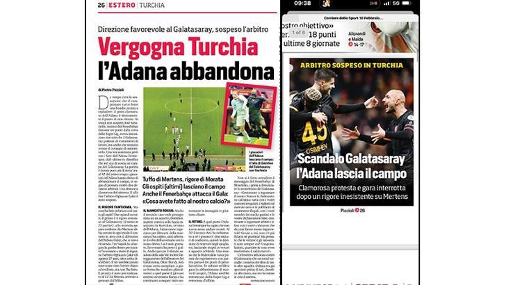 Galatasaray-Adana Demirspor maçı Avrupa basınında yankılandı