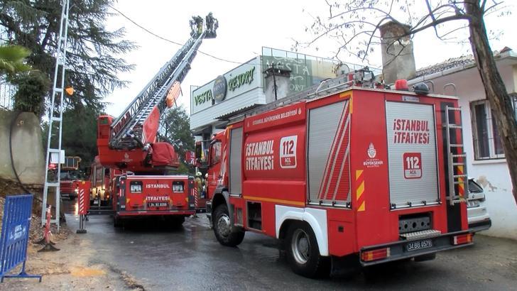 İstanbul- Kartal'da yangın merdiveni tadilatı sırasında 5 katlı otelde yangın