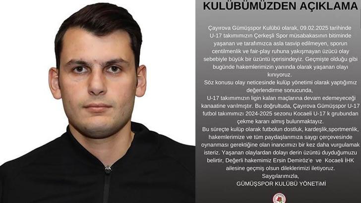 U-17 futbolcusu, maçta kendisine kırmızı kart gösteren hakemi bıçakladı
