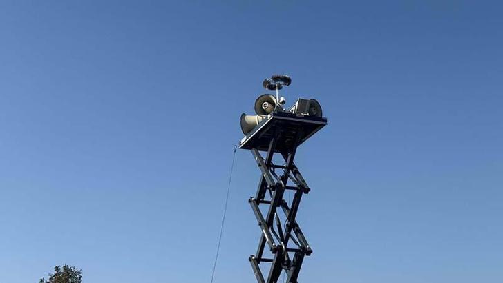 Bodrum'a mobil siren sistemi kuruldu