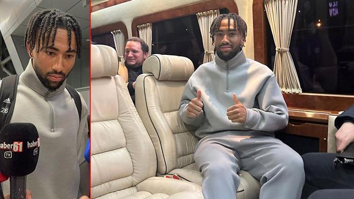 Trabzonspor'un yeni transferi Tim Jabol-Folcarelli, Trabzon’a geldi