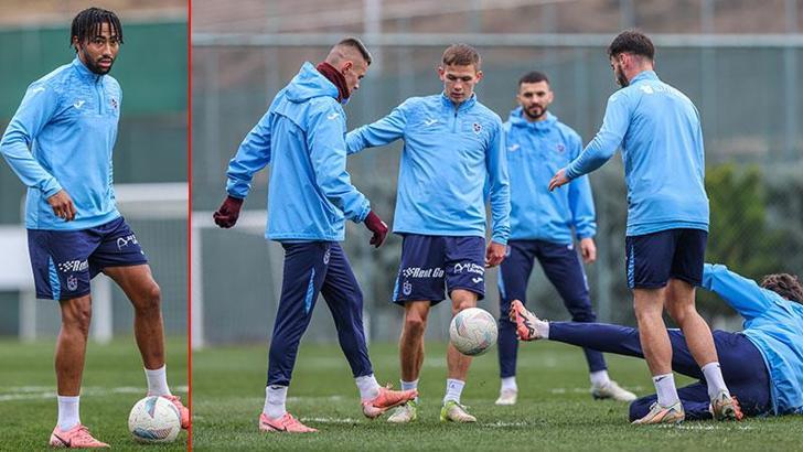 Trabzonspor’da yeni transfer Folcarelli ilk idmanına çıktı