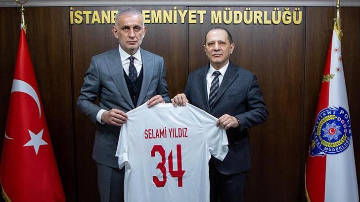 TFF Başkanı Hacıosmanoğlu, İstanbul Emniyet Müdürü Yıldız'ı ziyaret etti