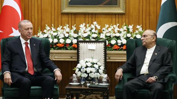 Cumhurbaşkanı Erdoğan, Pakistan Cumhurbaşkanı Zerdari ile görüştü