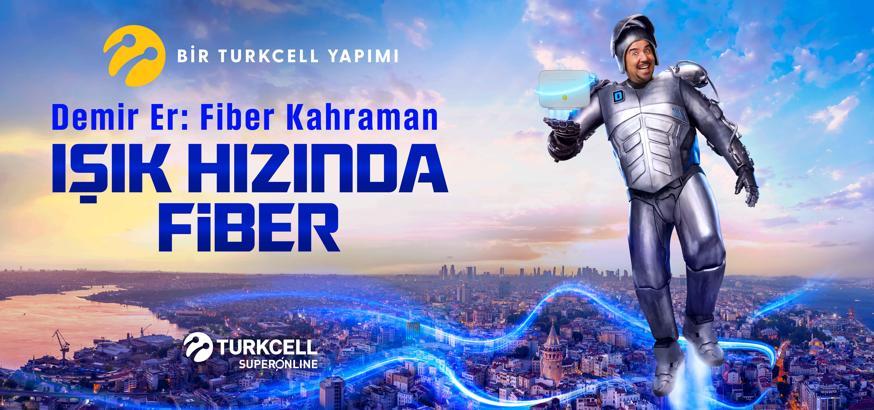 'Bir Turkcell Yapımı' reklam serisinin ikincisinde Ata Demirer, fiber kahraman rolünde