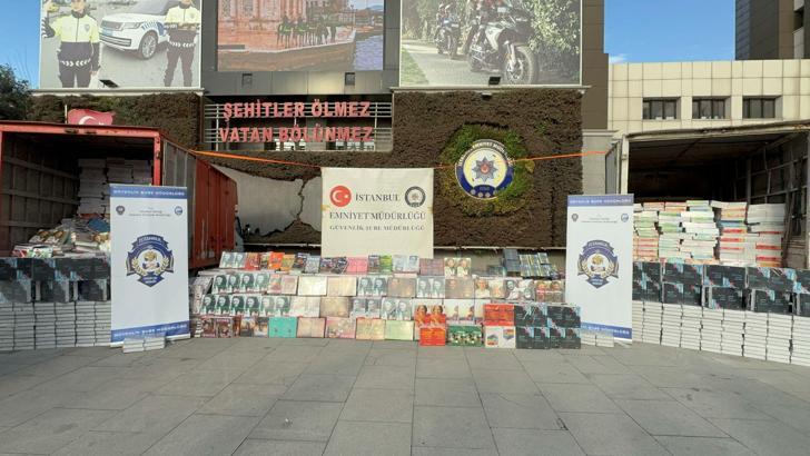 İstanbul- İstanbul'da korsan kitap operasyonu: 94 bin 587 kitap ele geçirildi