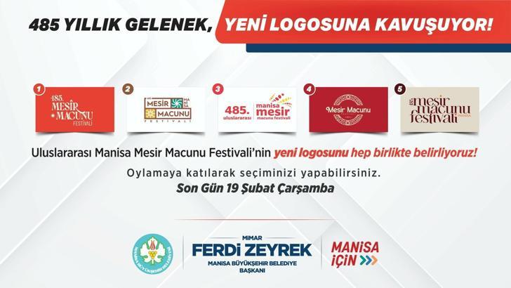 485. Uluslararası Manisa Mesir Macunu Festivali'nin logosu Manisalıların seçimiyle belirlenecek
