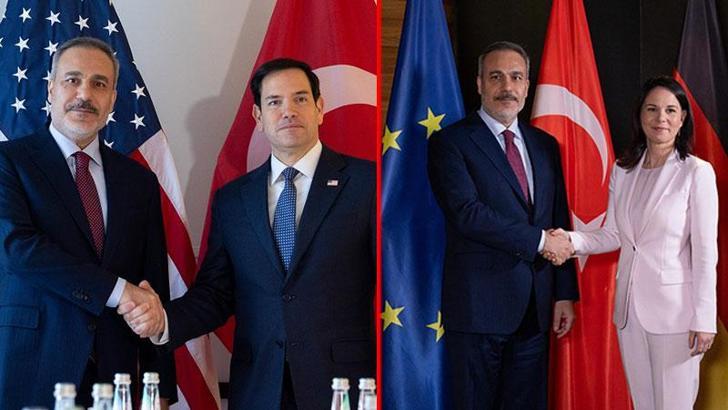 Bakan Fidan'dan peşpeşe önemli görüşmeler