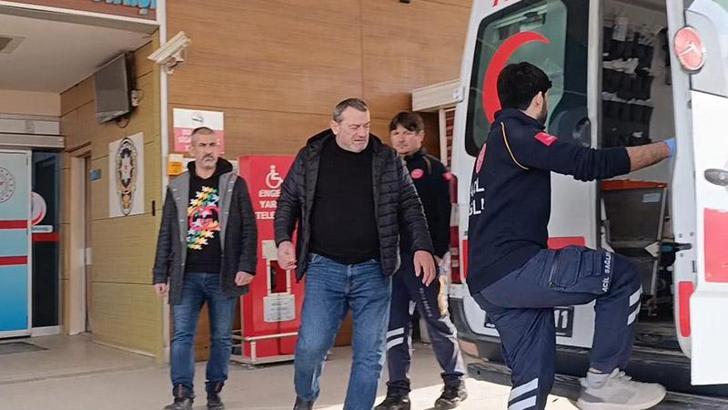 Sobadan sızan gazdan zehirlenen çift, tedaviye alındı