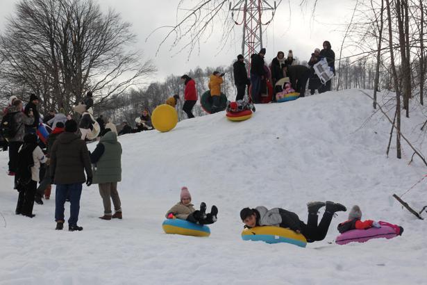 Kuzuyayla Tabiat Parkı’nda tatilci yoğunluğu
