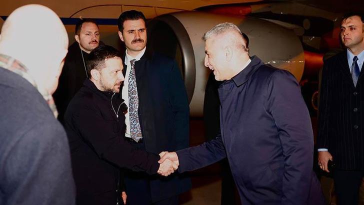 Ukrayna Devlet Başkanı Zelenskiy, Türkiye’ye geldi