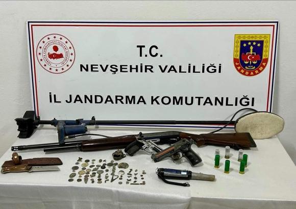 Nevşehir'de tarihi eser operasyonu: 1 gözaltı