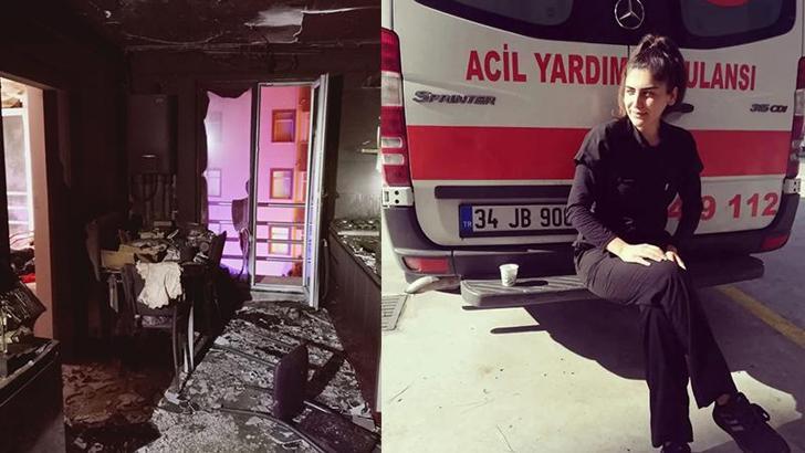 5 katlı apartmanda yangın; hemşire Melisa'nın cesedi bulundu