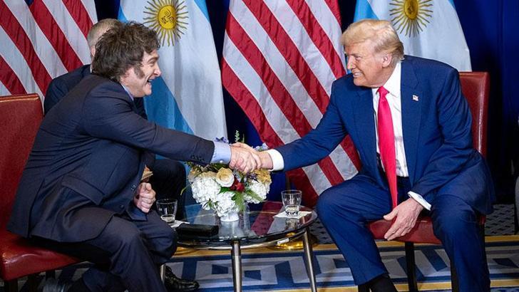 Trump, Polonya Cumhurbaşkanı Duda ve Arjantin Devlet Başkanı Milei ile görüştü